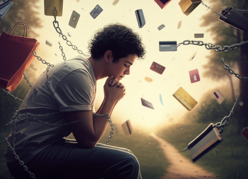 Materialismo e Felicidade: Como o Mindset Financeiro Liberta Você da Armadilha do Consumo