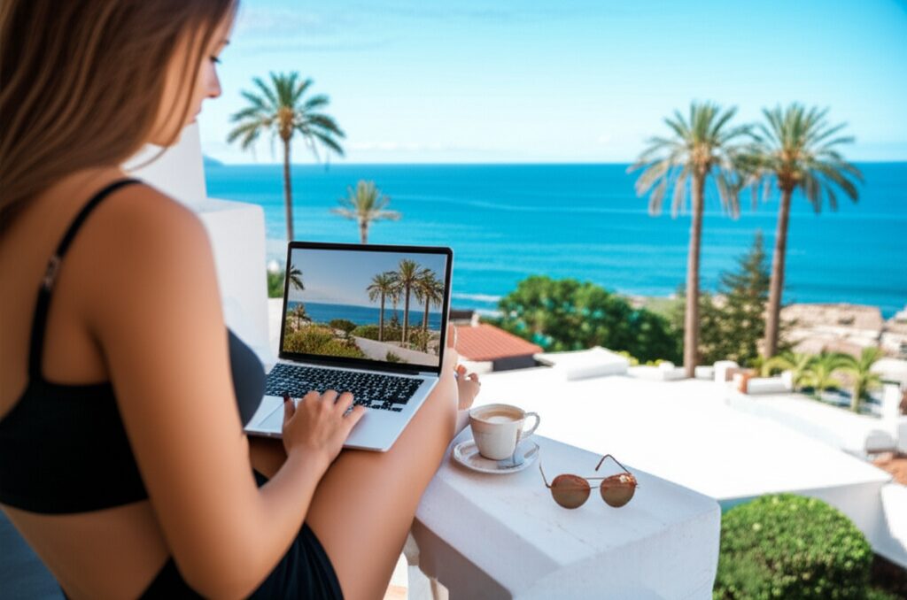 Produtividade em Viagem: Um Dia Equilibrando Trabalho e Lazer em Tenerife