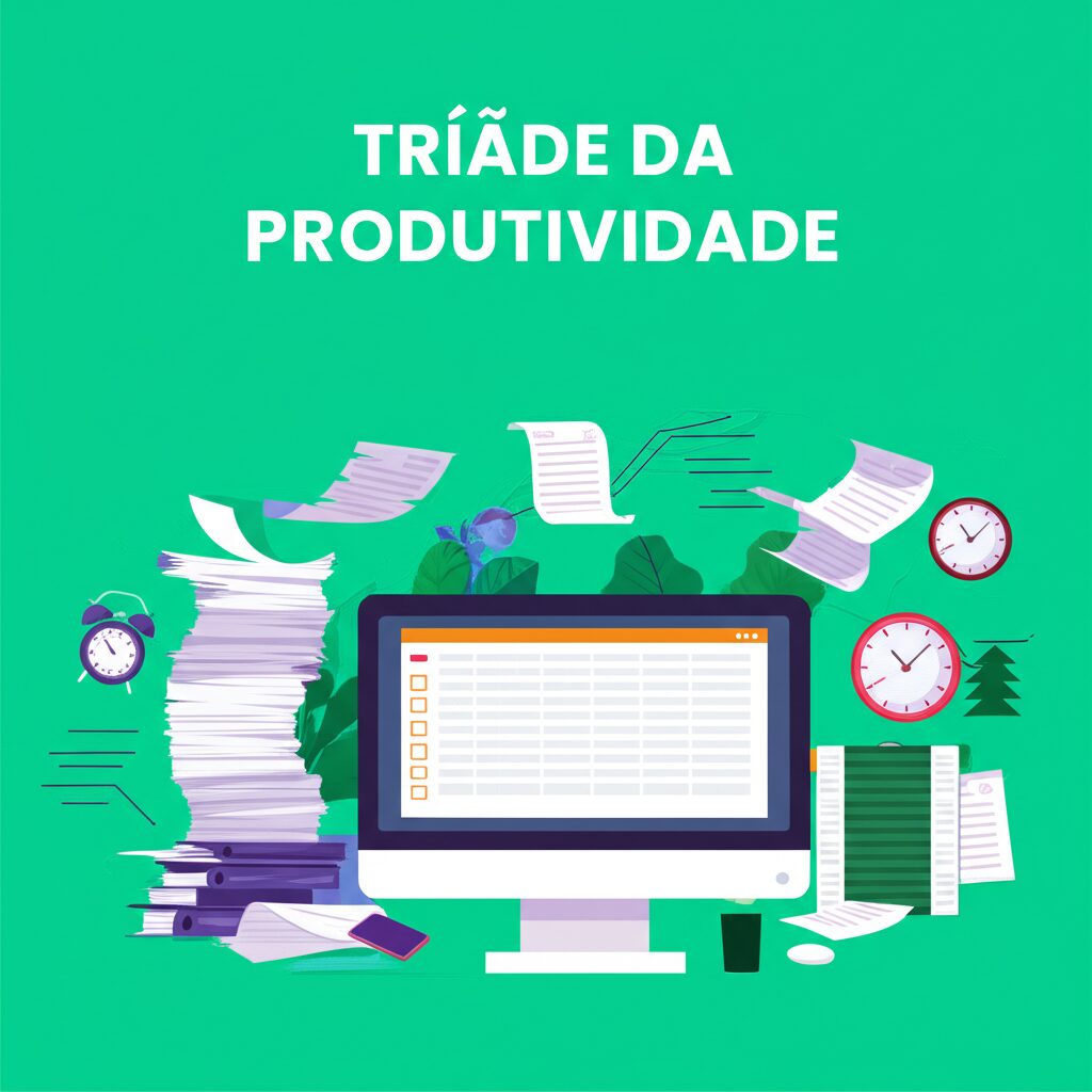 Domine a Tríade da Produtividade: Gestão do Tempo para Transformar Sua Vida