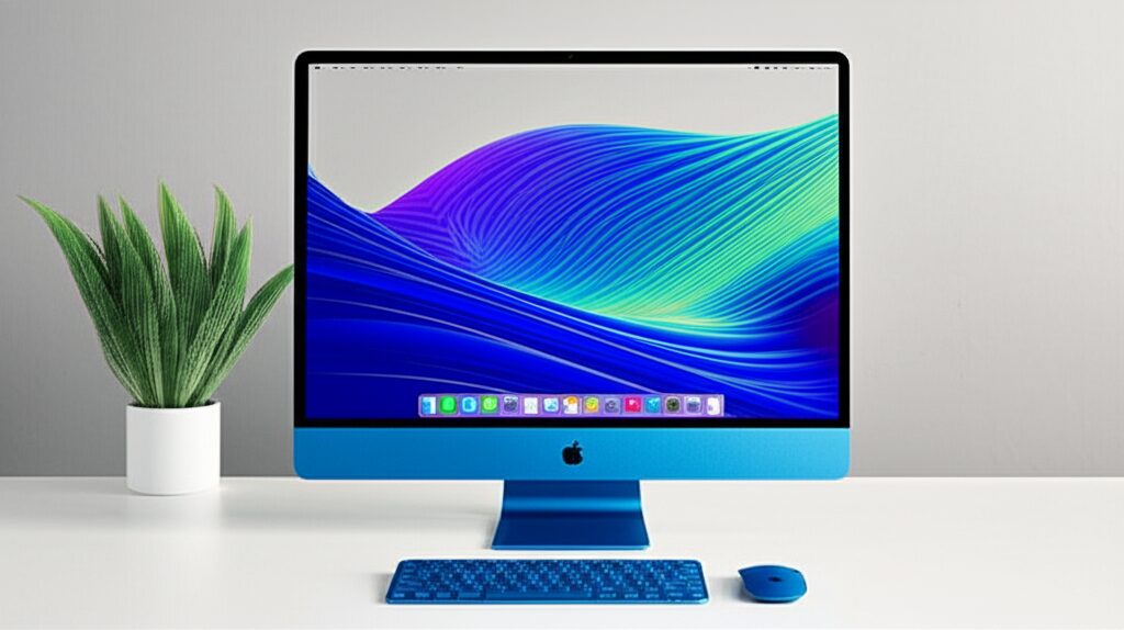 Análise Completa M1 iMac: Design, Desempenho e Produtividade em Azul