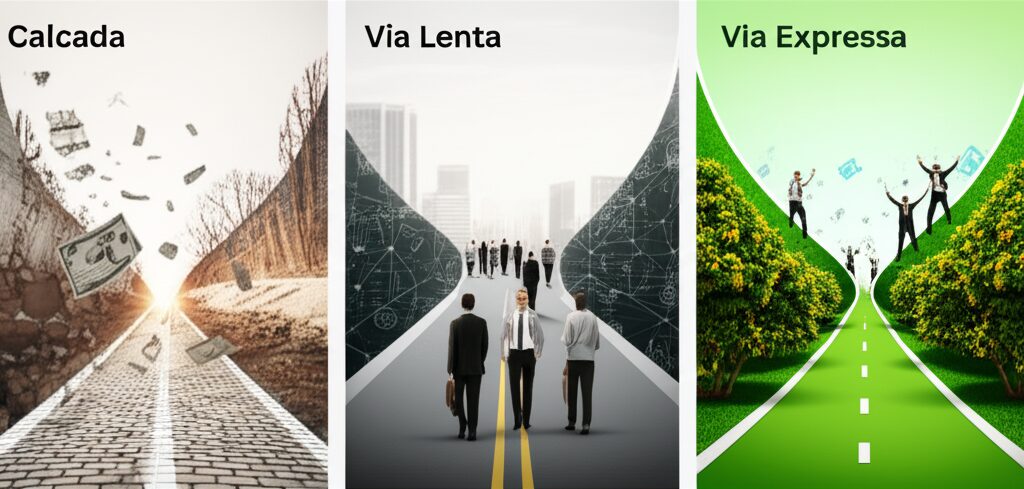 Os 3 Caminhos para a Riqueza: Liberdade Financeira e Mindset Vencedor