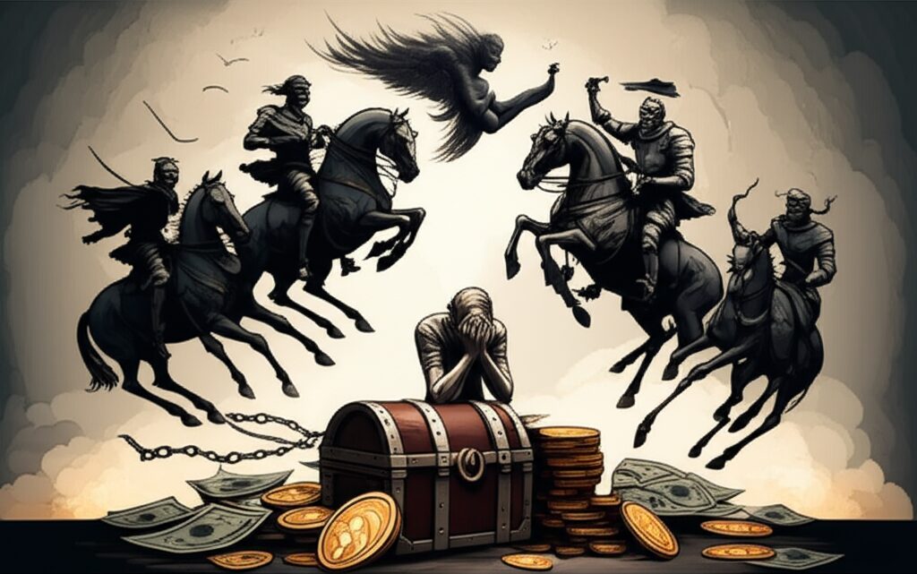 Os 4 Cavaleiros da Pobreza: Mude Sua Mentalidade Financeira e Proteja Sua Riqueza