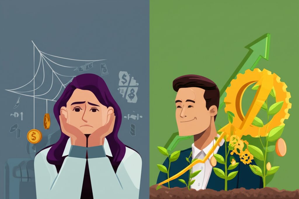 Mindset Financeiro: A Verdadeira Diferença Entre a Mentalidade de Rico e de Pobre para o Sucesso