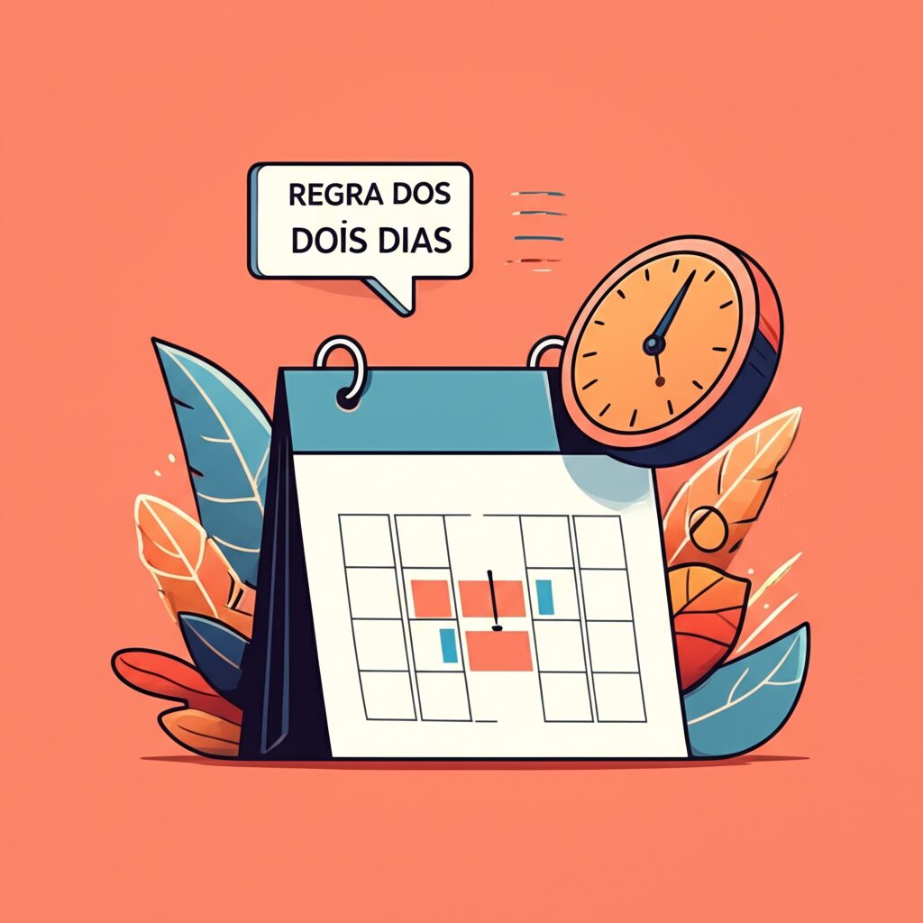 Regra dos Dois Dias: O Guia Definitivo para Hábitos Imbatíveis e Fim da Procrastinação