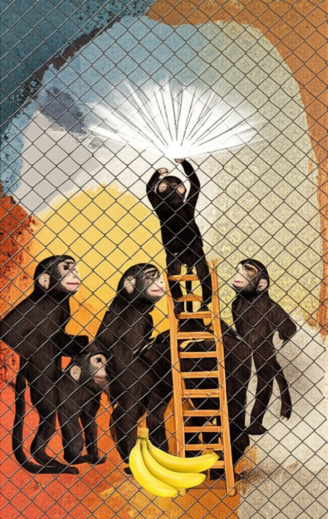 O Mito dos Macacos: Liberte-se do Comportamento Doutrinado e Pense Criticamente