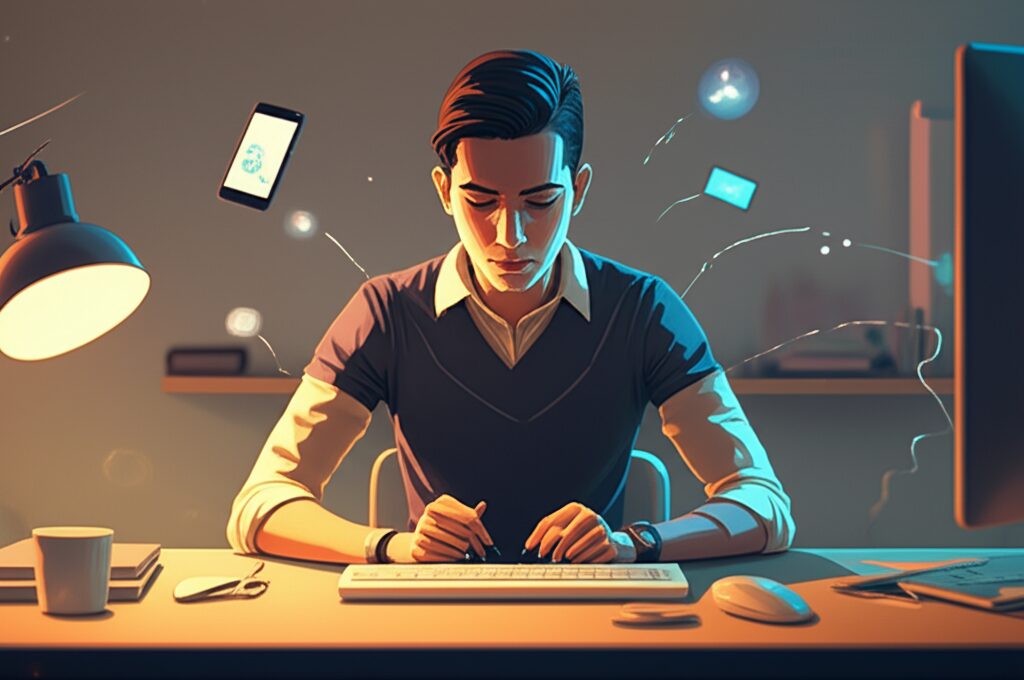 Chega de Distrações: O Guia Definitivo para Recuperar Seu Foco e Dominar Sua Vida