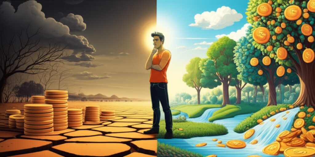 Mentalidade Financeira: Desvendando a Relação entre Escassez e Abundância