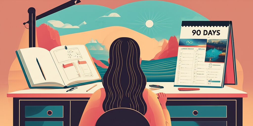 Transforme Sua Vida em 90 Dias: O Método Essencial de 3 Passos para o Planejamento de Metas